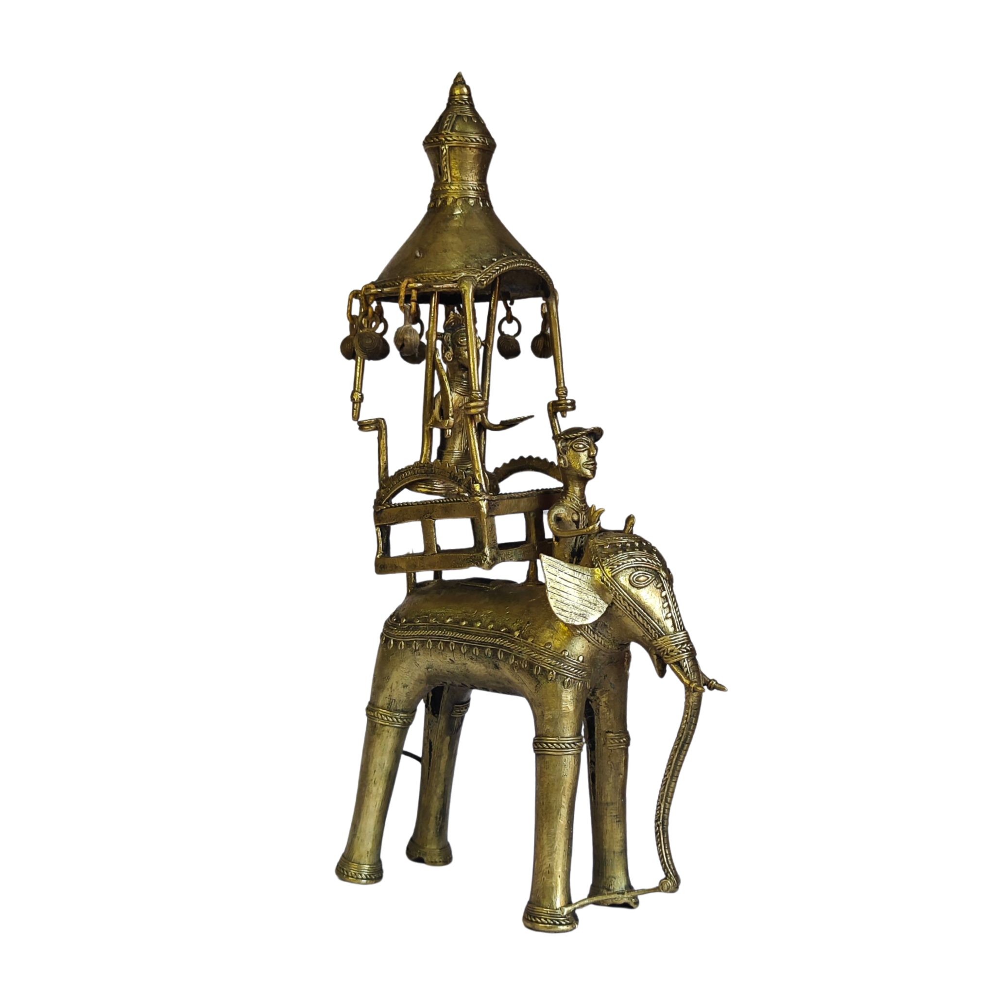 Dhokra Elephant Chariot