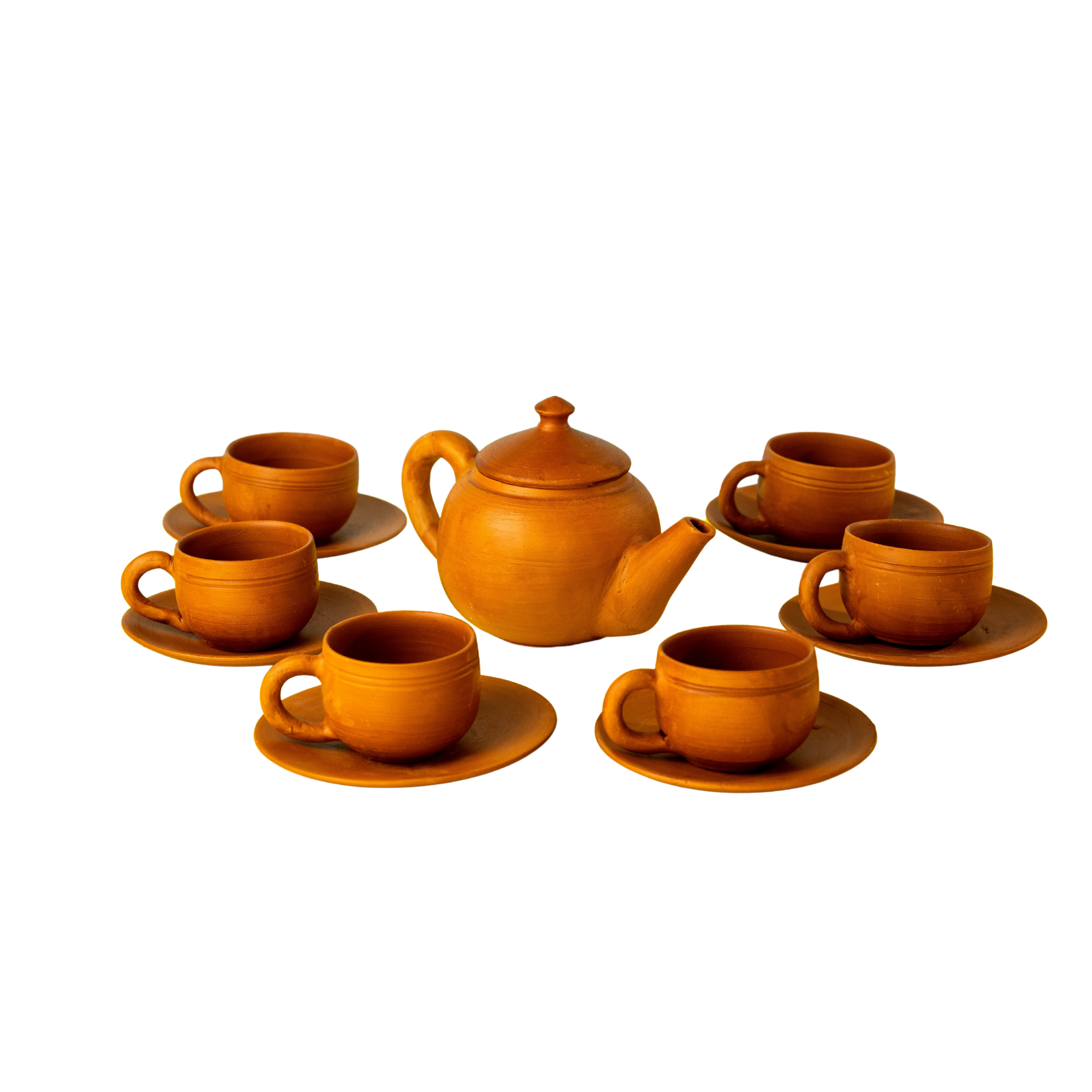 Terracotta Tea-Cup Set