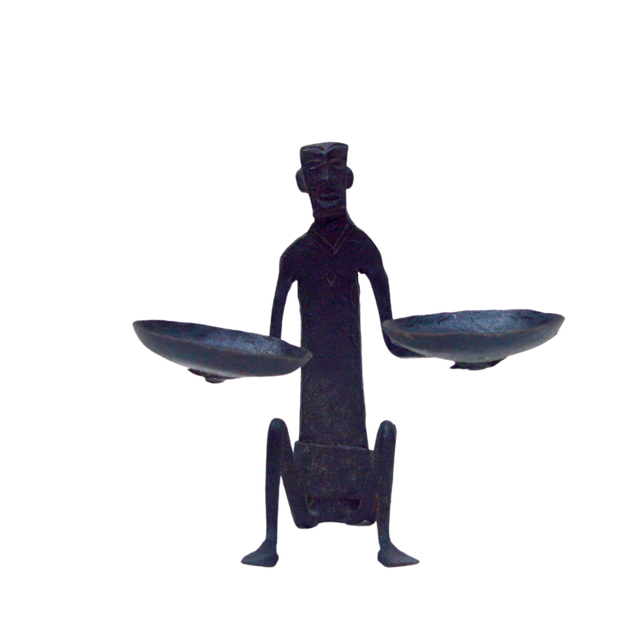 Wrought Iron Tribal Candle Holder