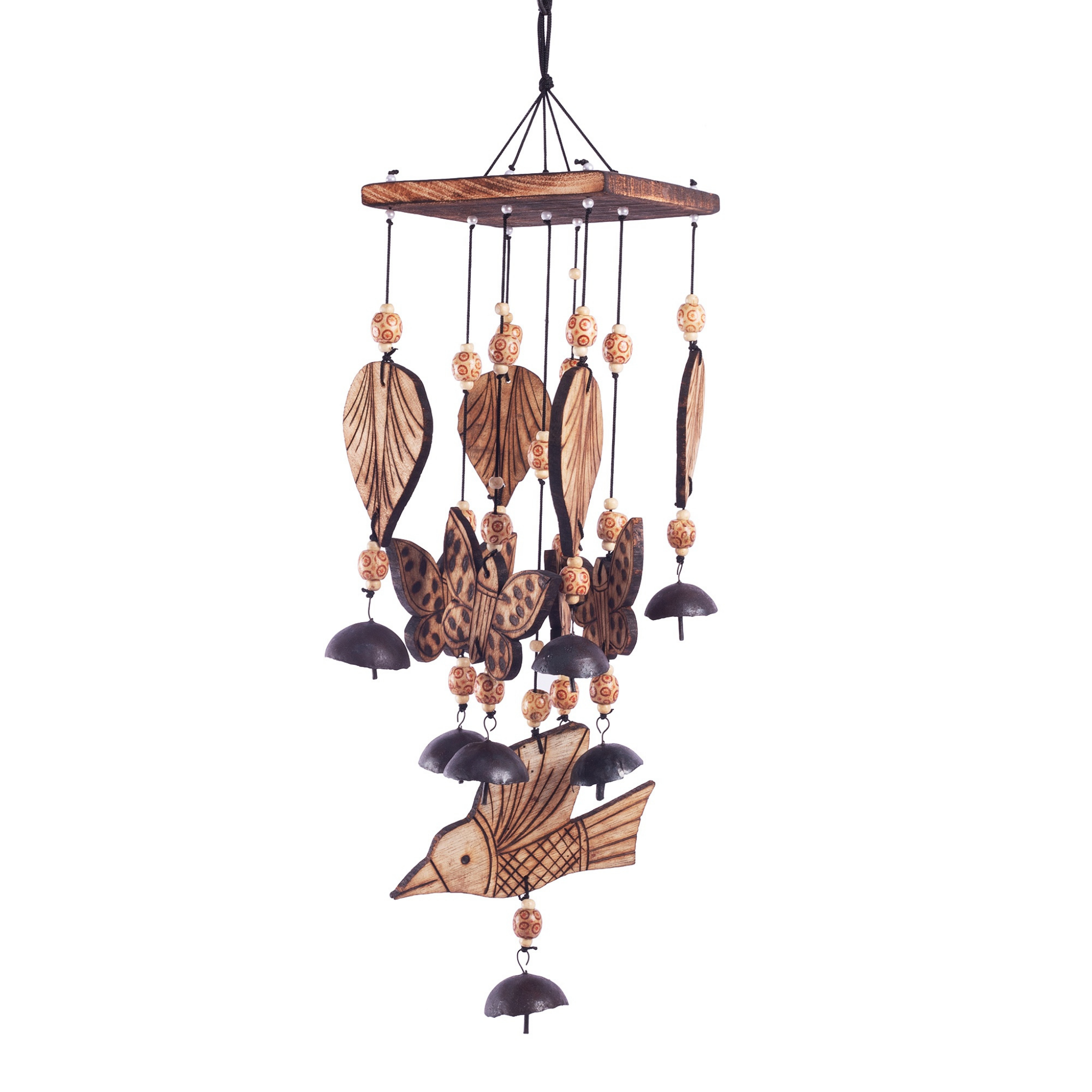 Bamboo Windchime (Wrought iron Bells)
