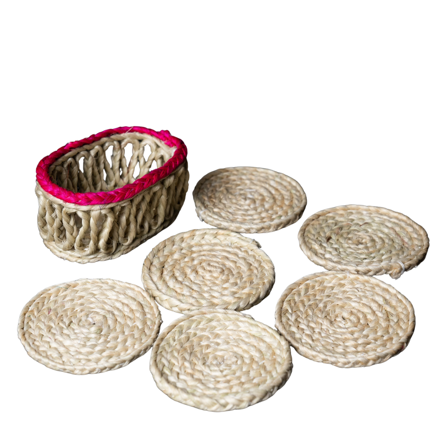 Sisal Coaster Set – Bastar Arts