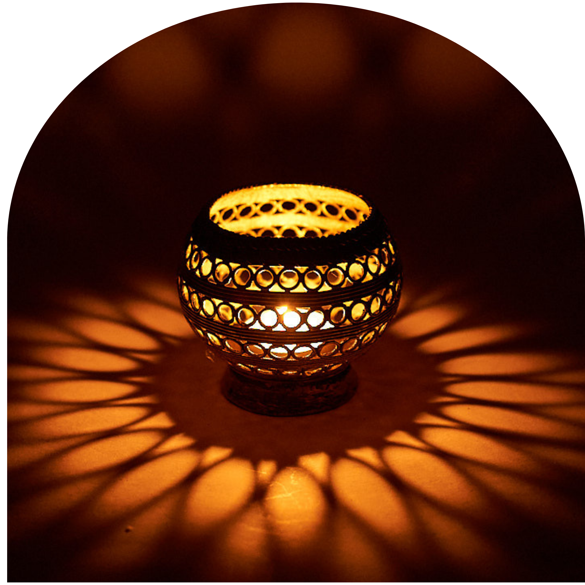 Dhokra Lamp