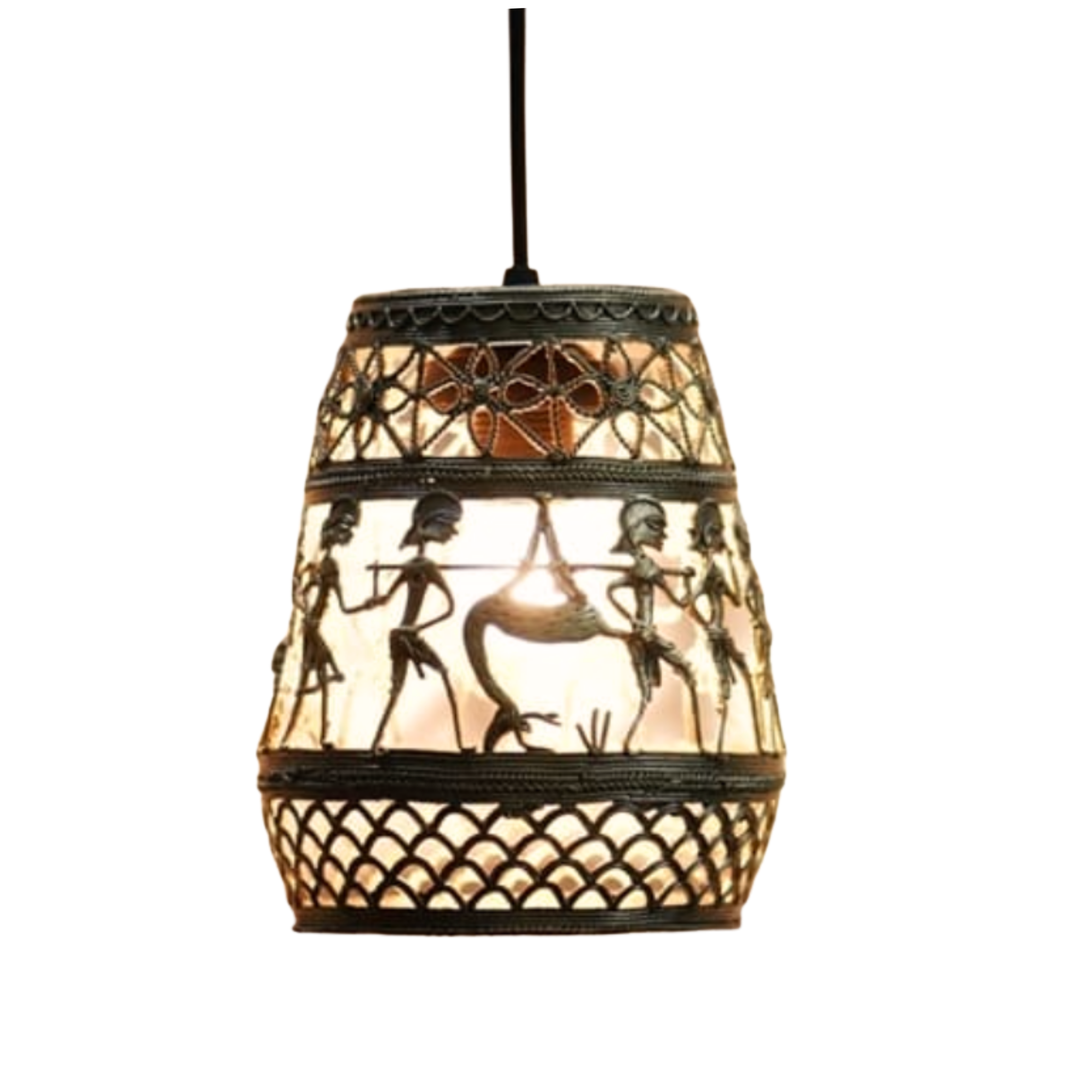 Dhokra Lamp