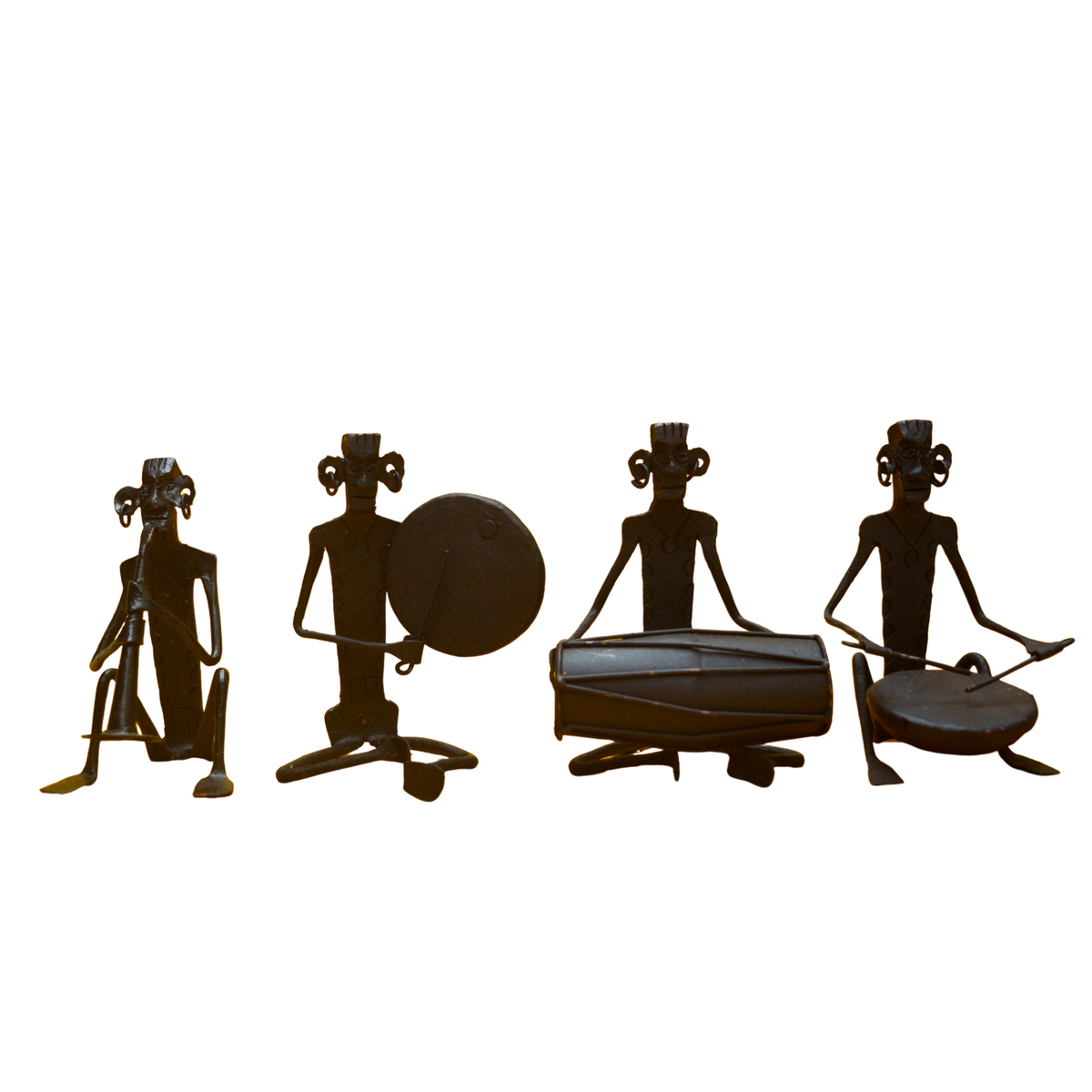 Wrought Iron Musician Set – Bastar Arts
