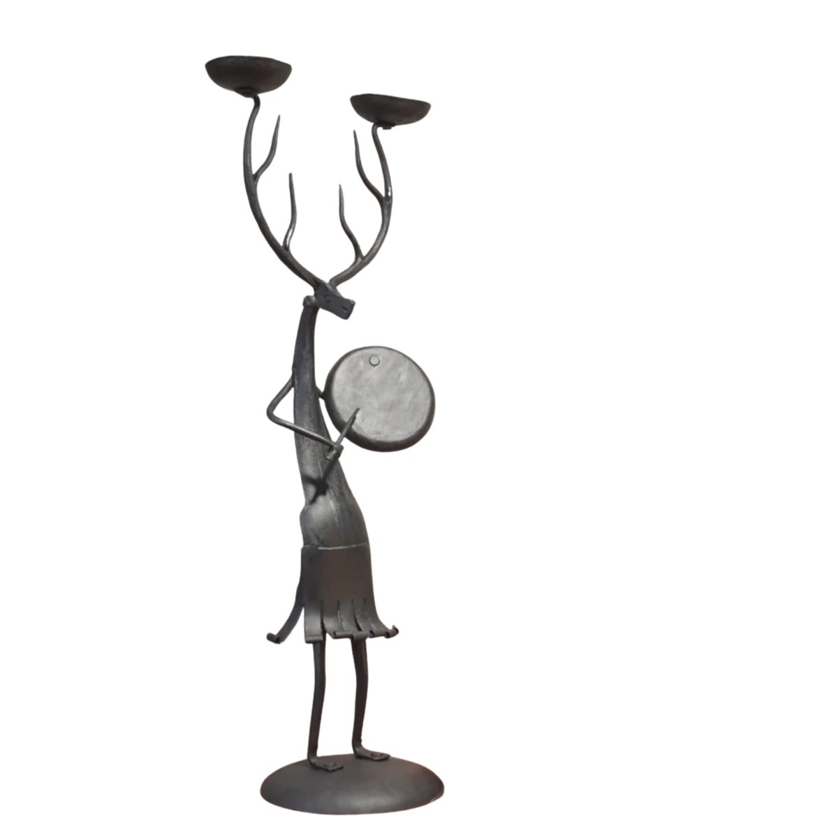 Wrought Iron Candle Holder – Design 1 – Bastar Arts