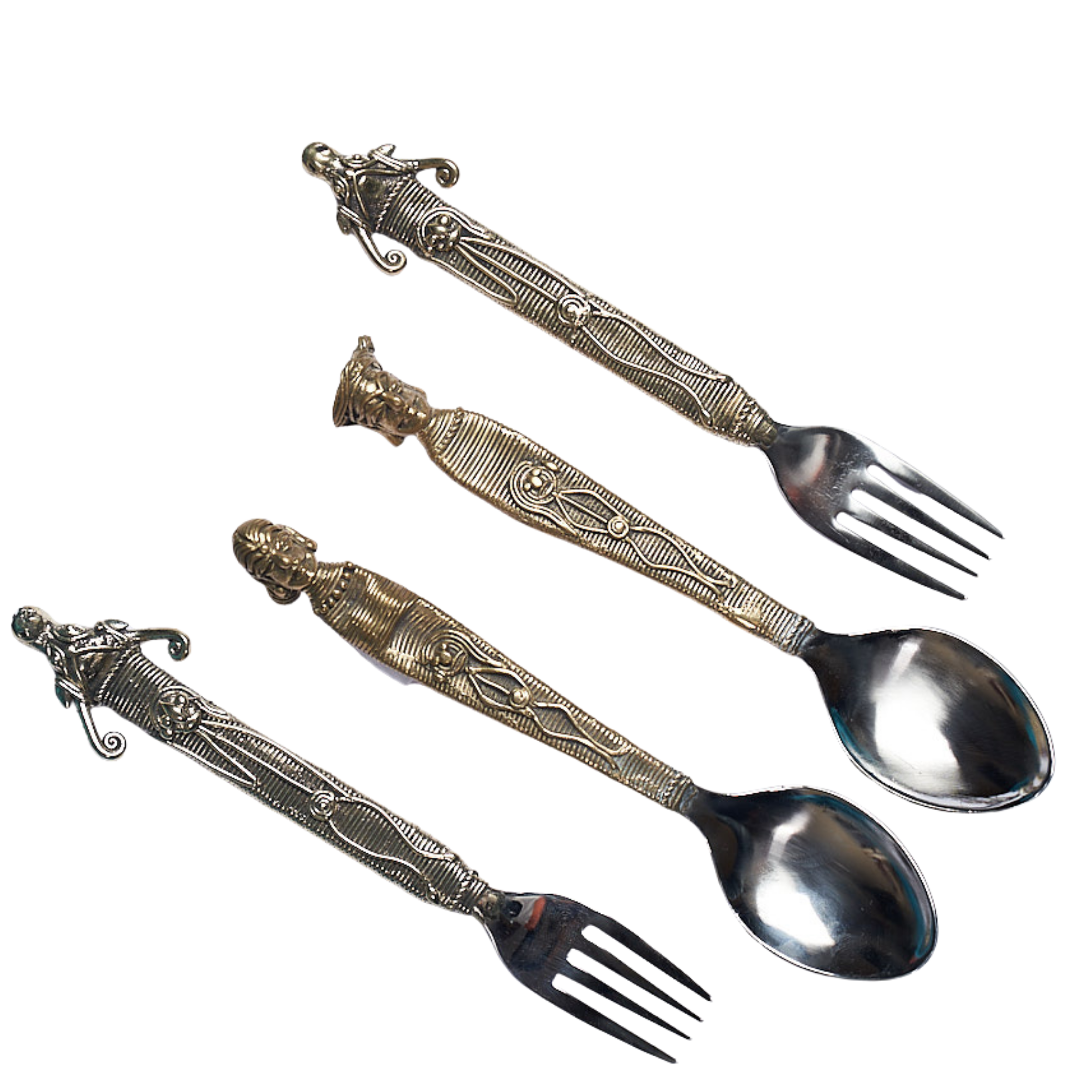 Dhokra Cutlery Set