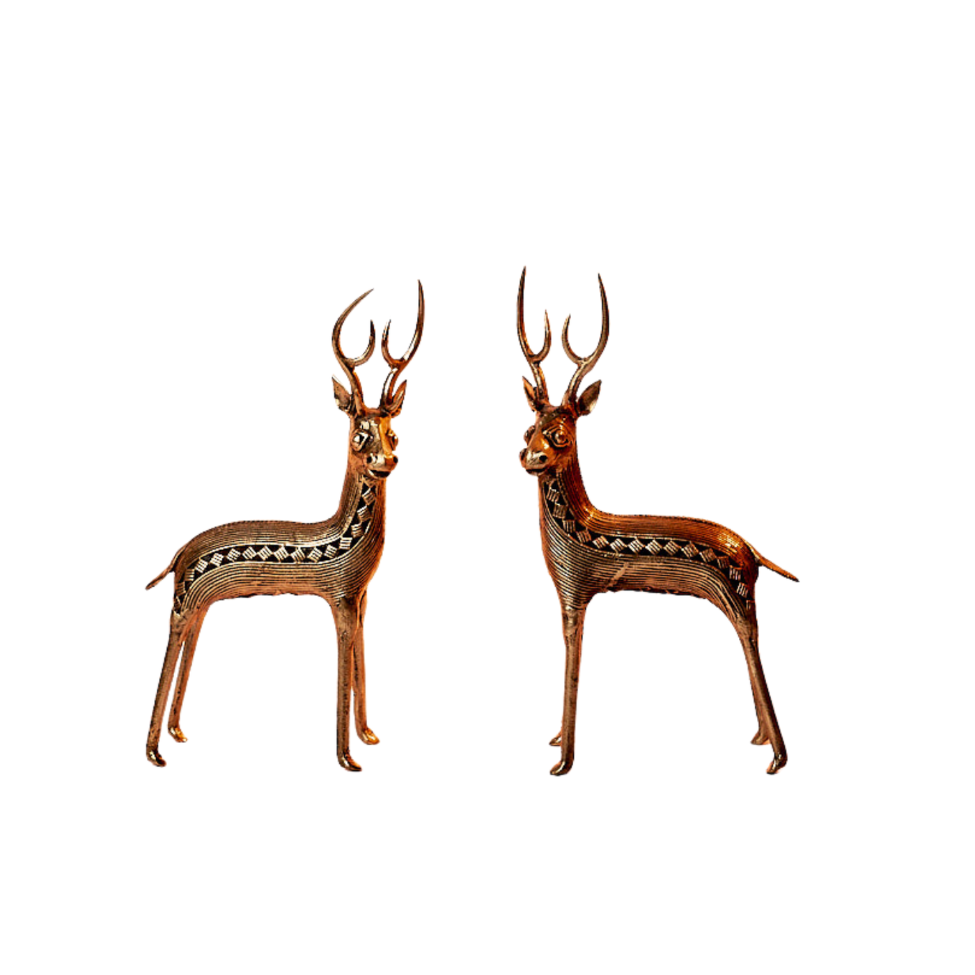 Dhokra Deer Set – Design 2 – Bastar Arts