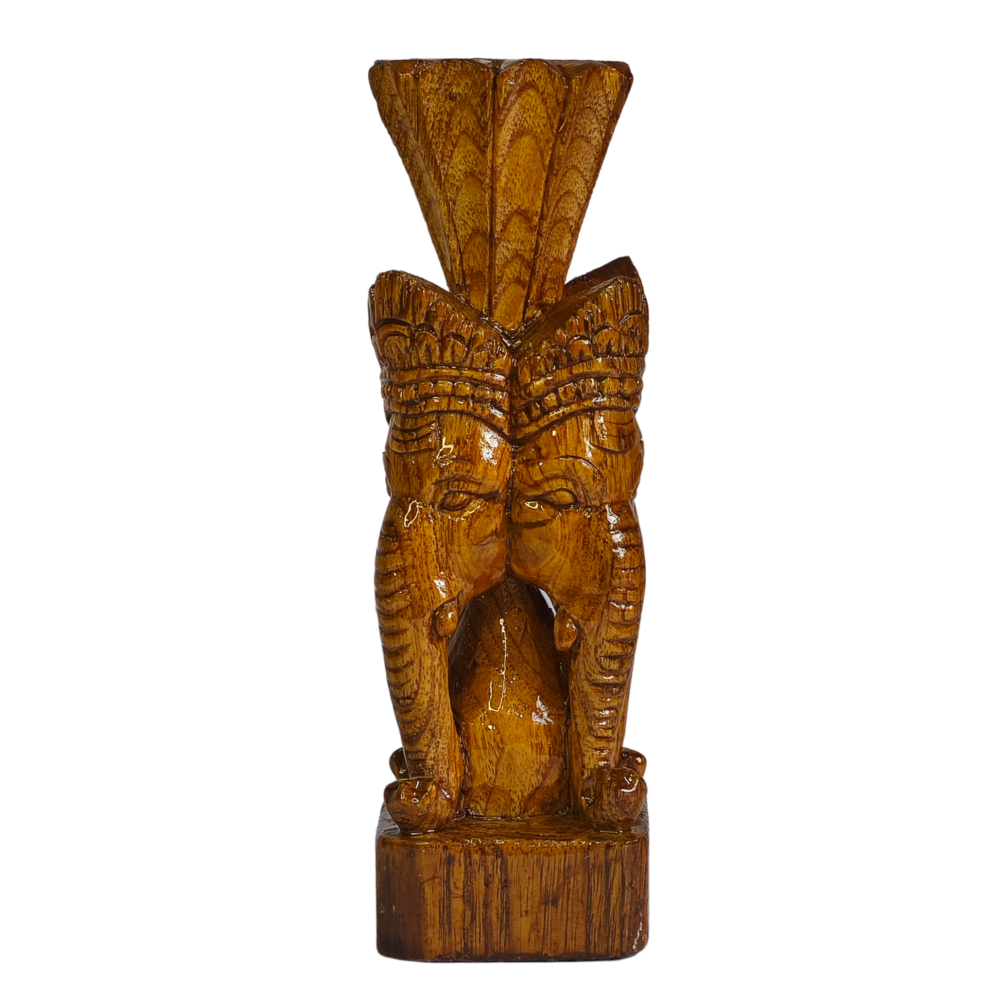 Wood Carving Ganesh Ji Paper Weight