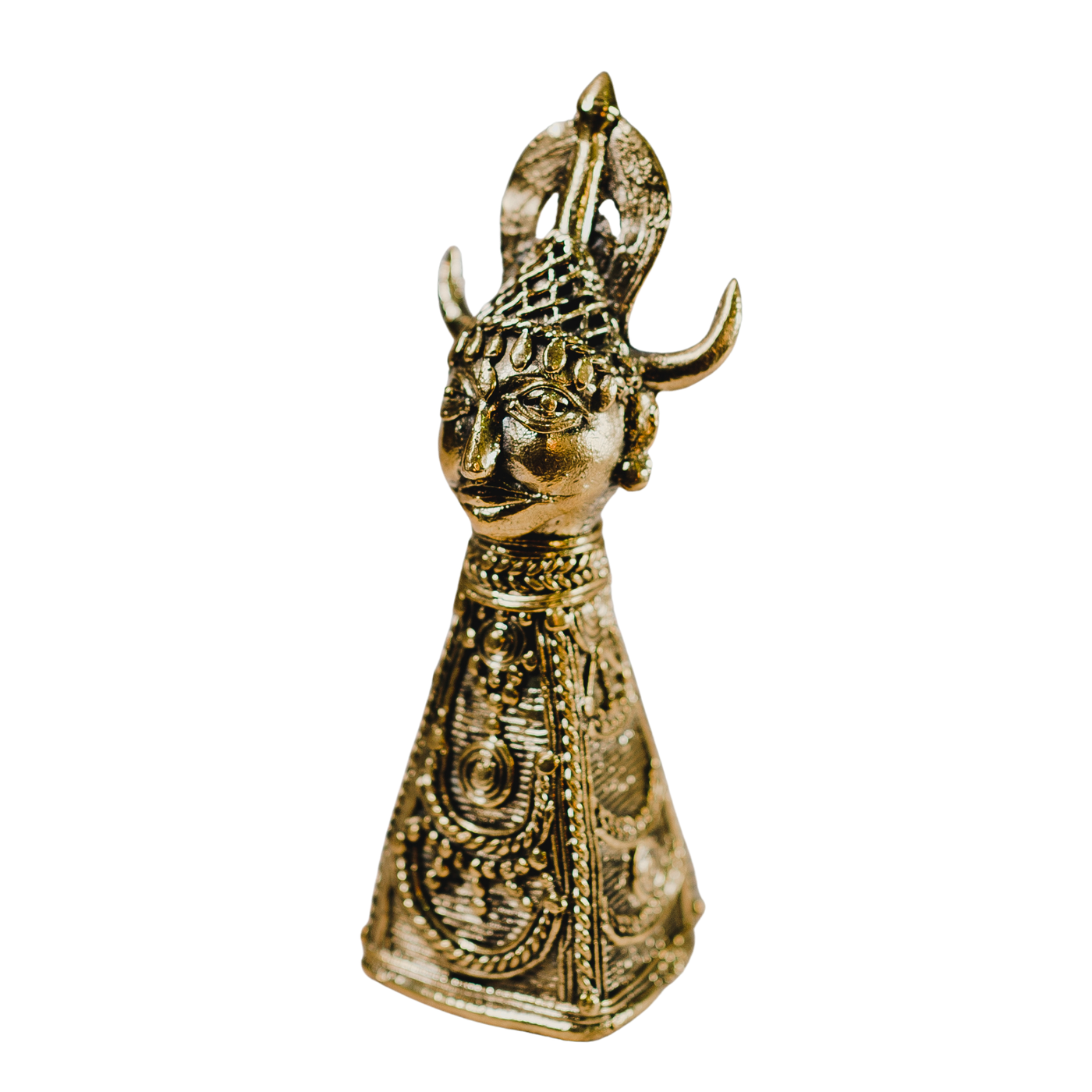 Dhokra Bison Horn Maria Paper Weight – Bastar Arts