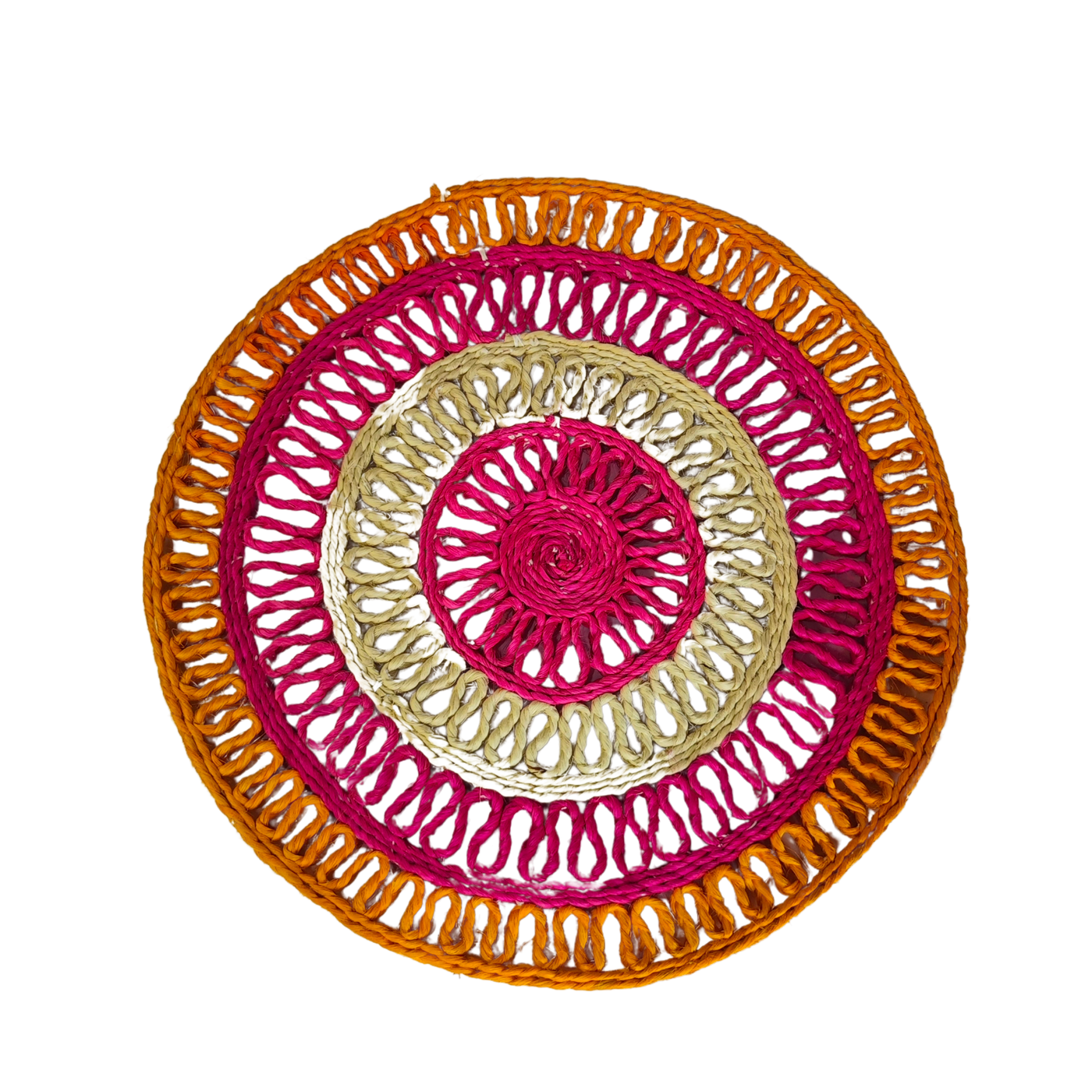 Sisal Table Mat (Multicolor) – Bastar Arts