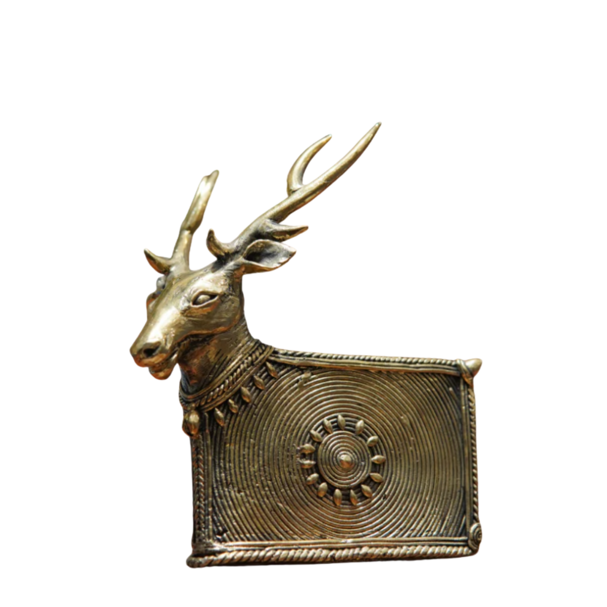 Dhokra Deer Pen Holder