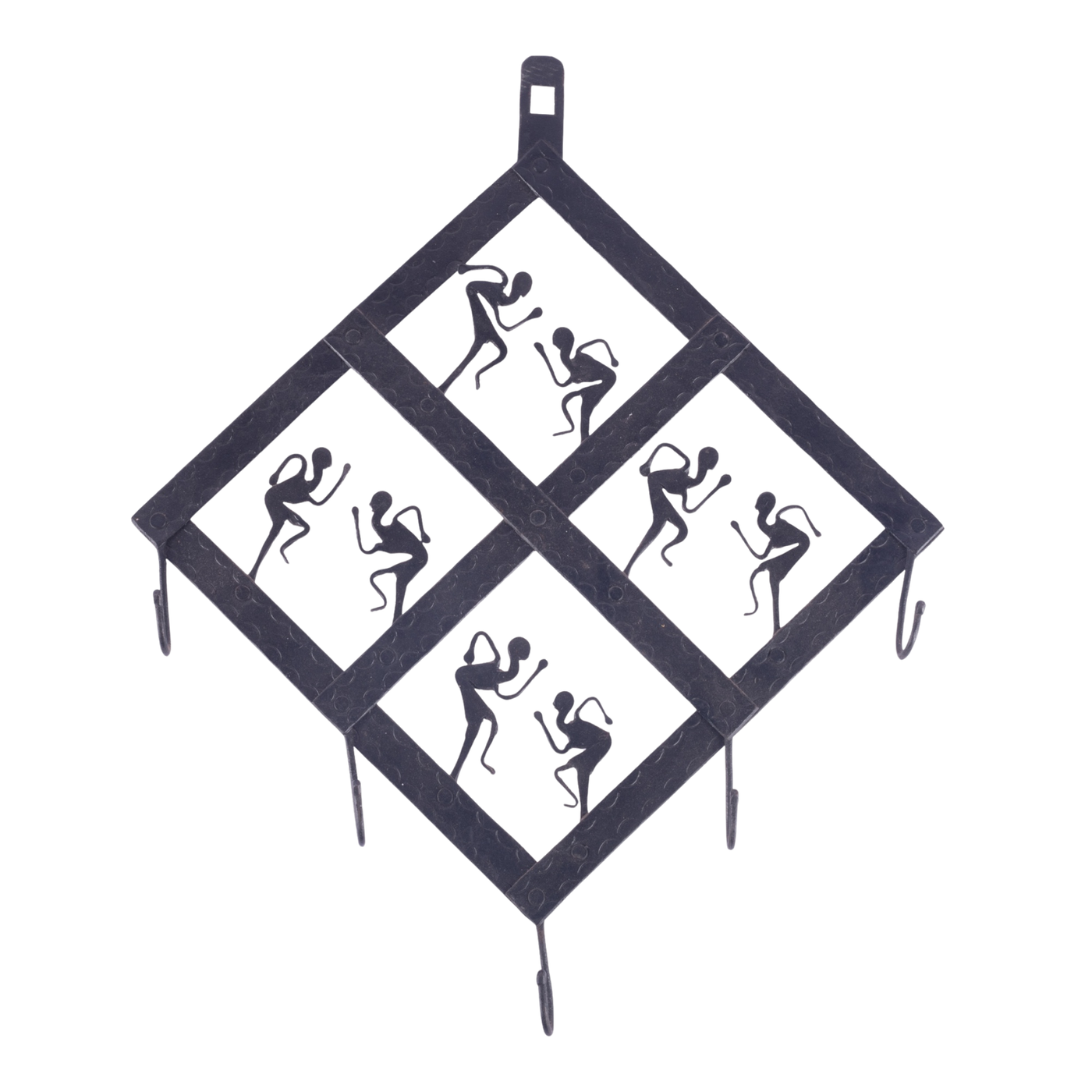 Wrought Iron Key Hanger – Design 1 – Bastar Arts