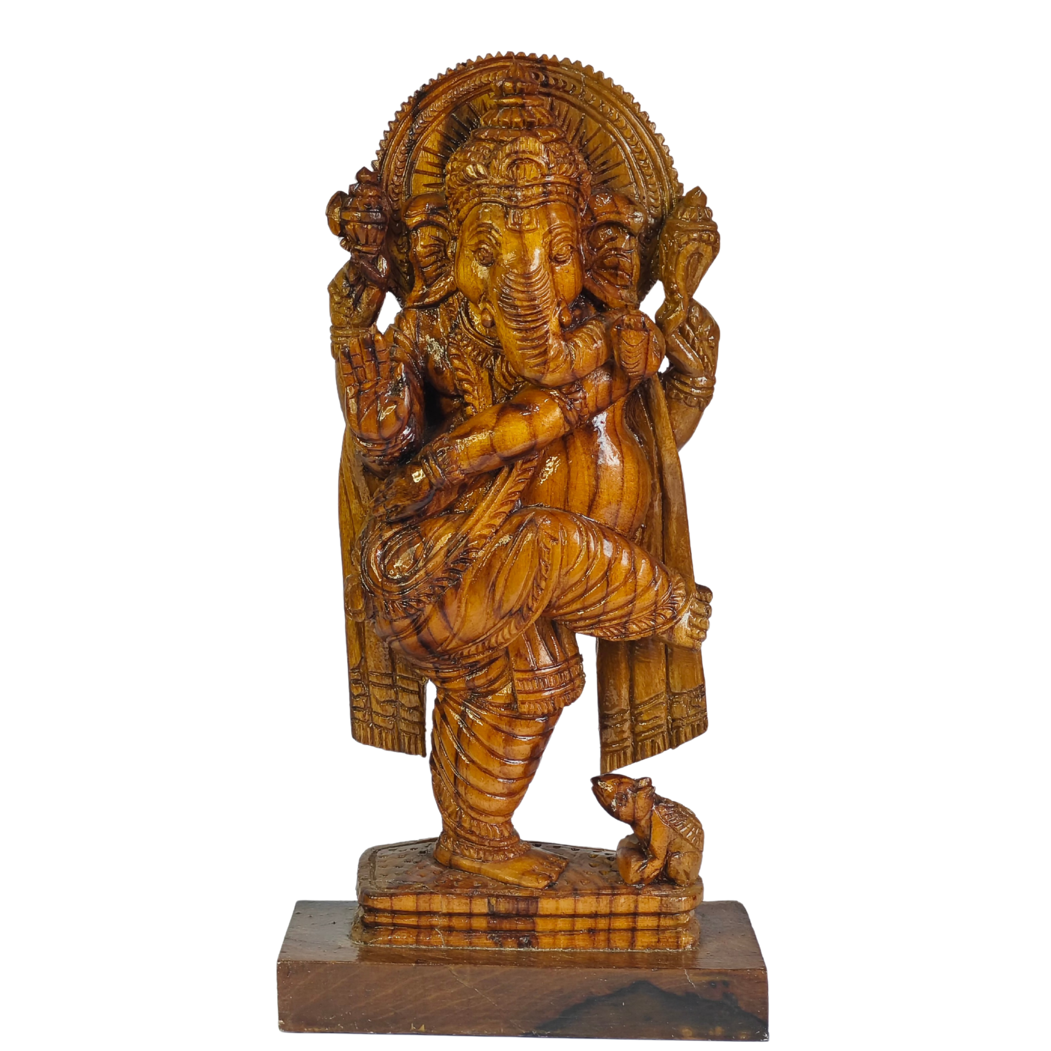 Wood Carving Ganesh Ji