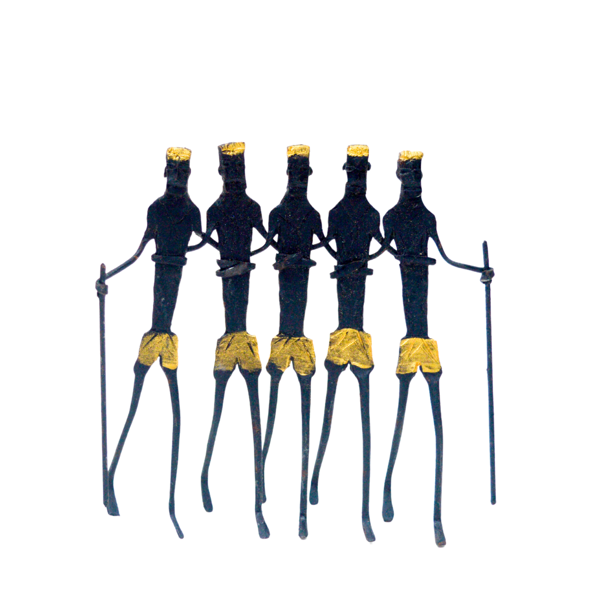 Wrought Iron Tribal Set – Design 1 – Bastar Arts