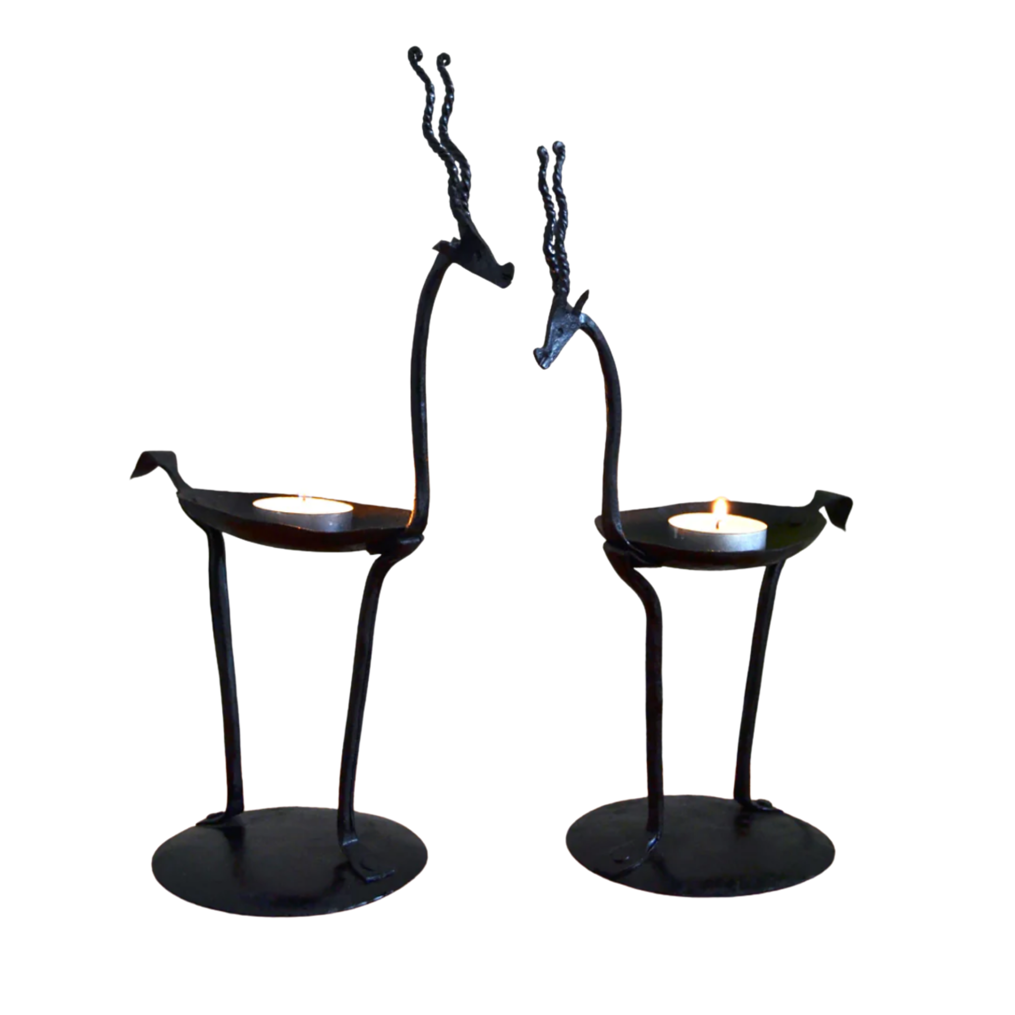 Wrought Iron Bird Candle Holder