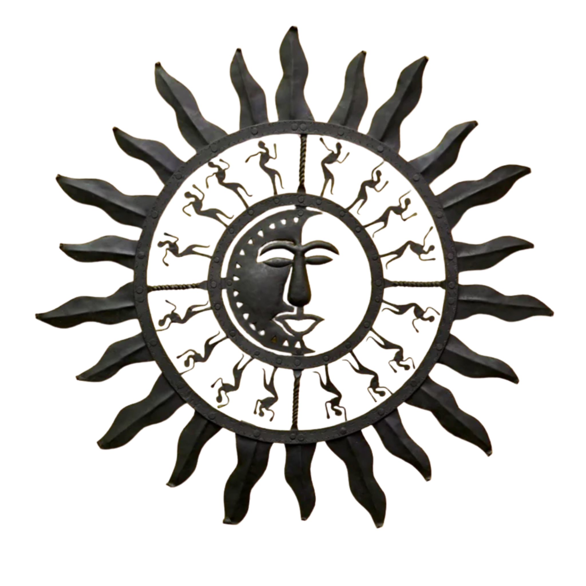 Wrought Iron Sun Wall Decor