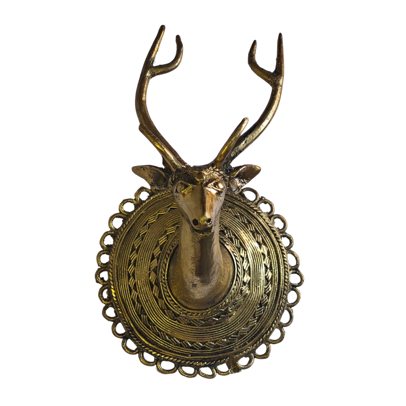 Dhokra Deer Head – Design 1 – Bastar Arts