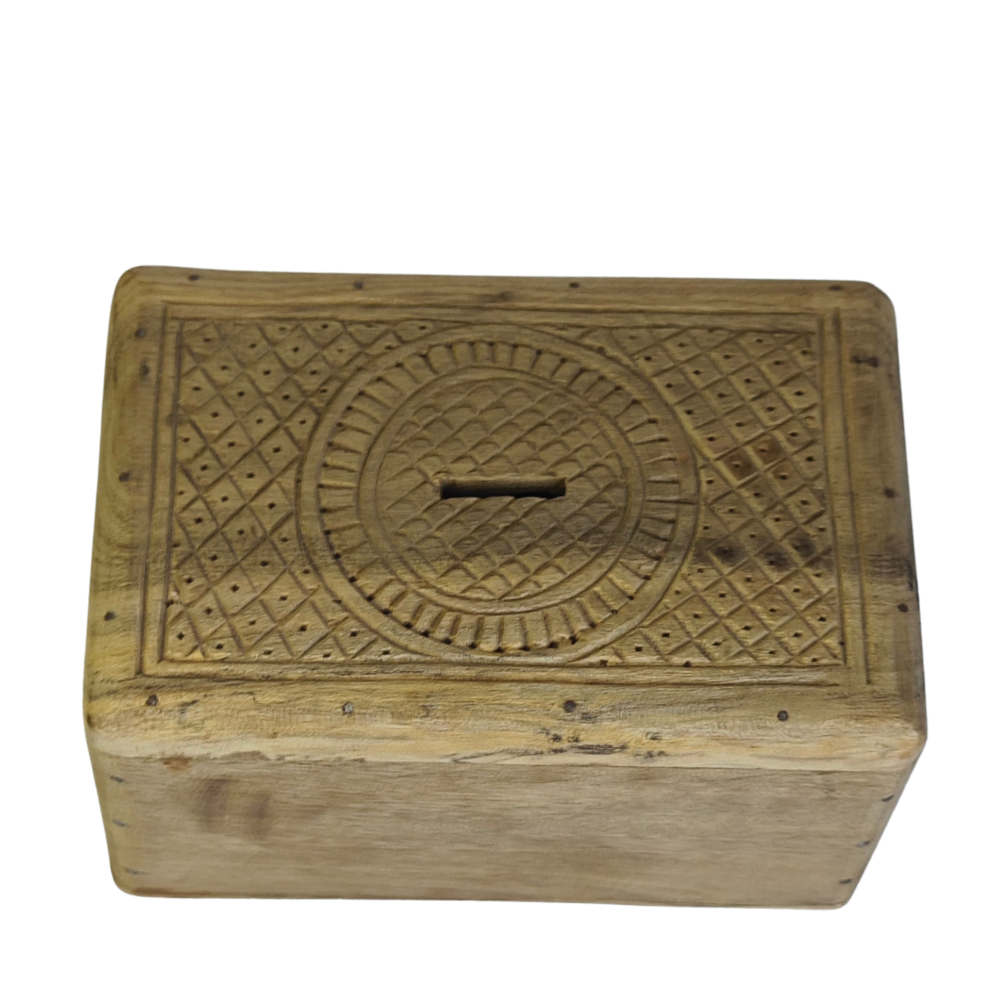 Wood Carving Gullak