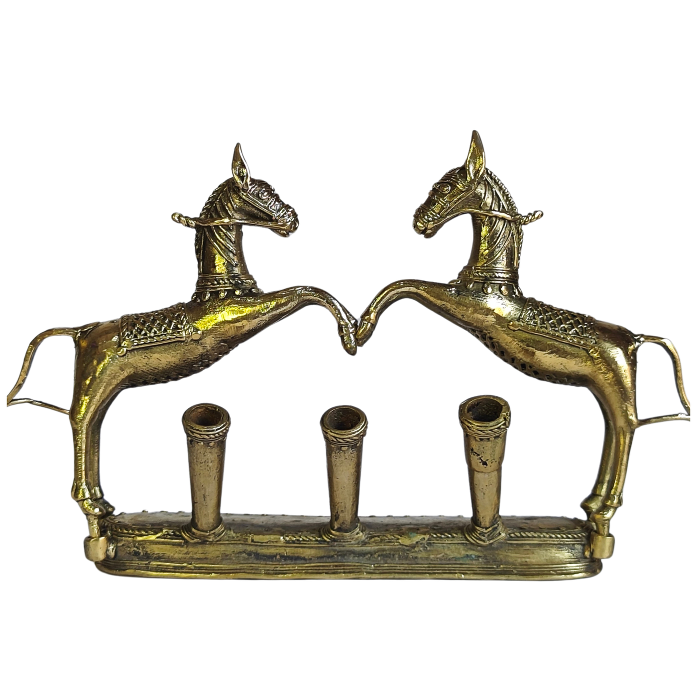 Dhokra Pen Holder – Design 1 – Bastar Arts