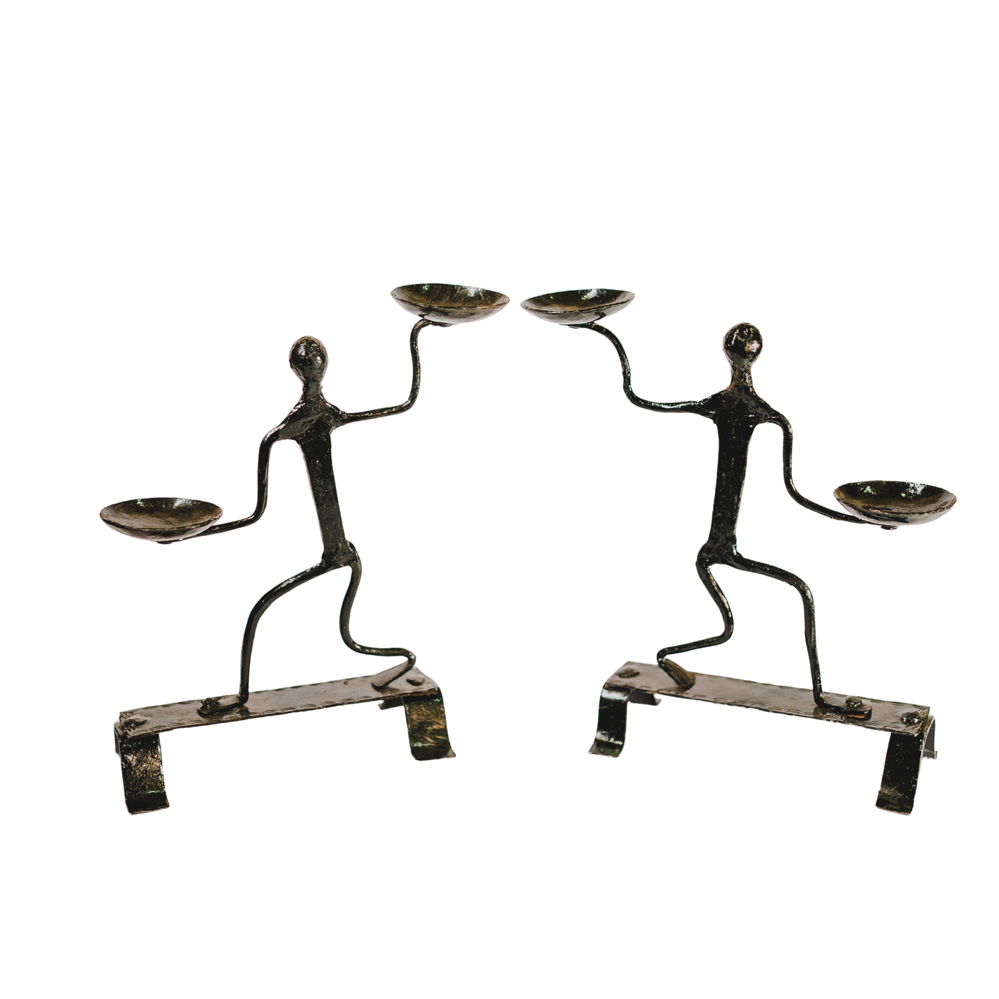 Wrought Iron Candle Holder – Design 4 – Bastar Arts