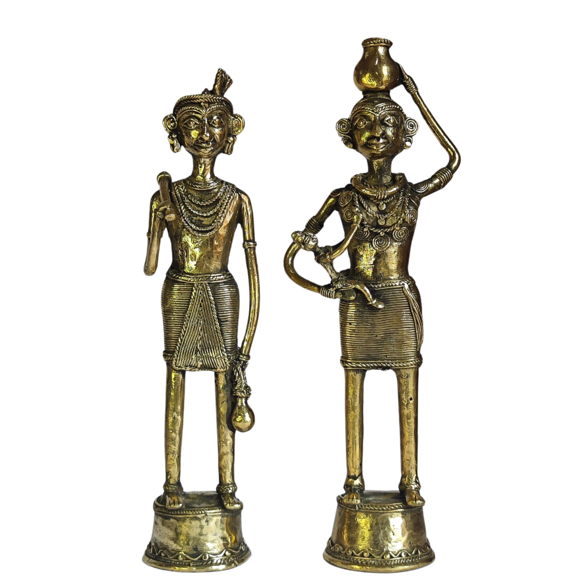 Dhokra Tribal Couple – Bastar Arts