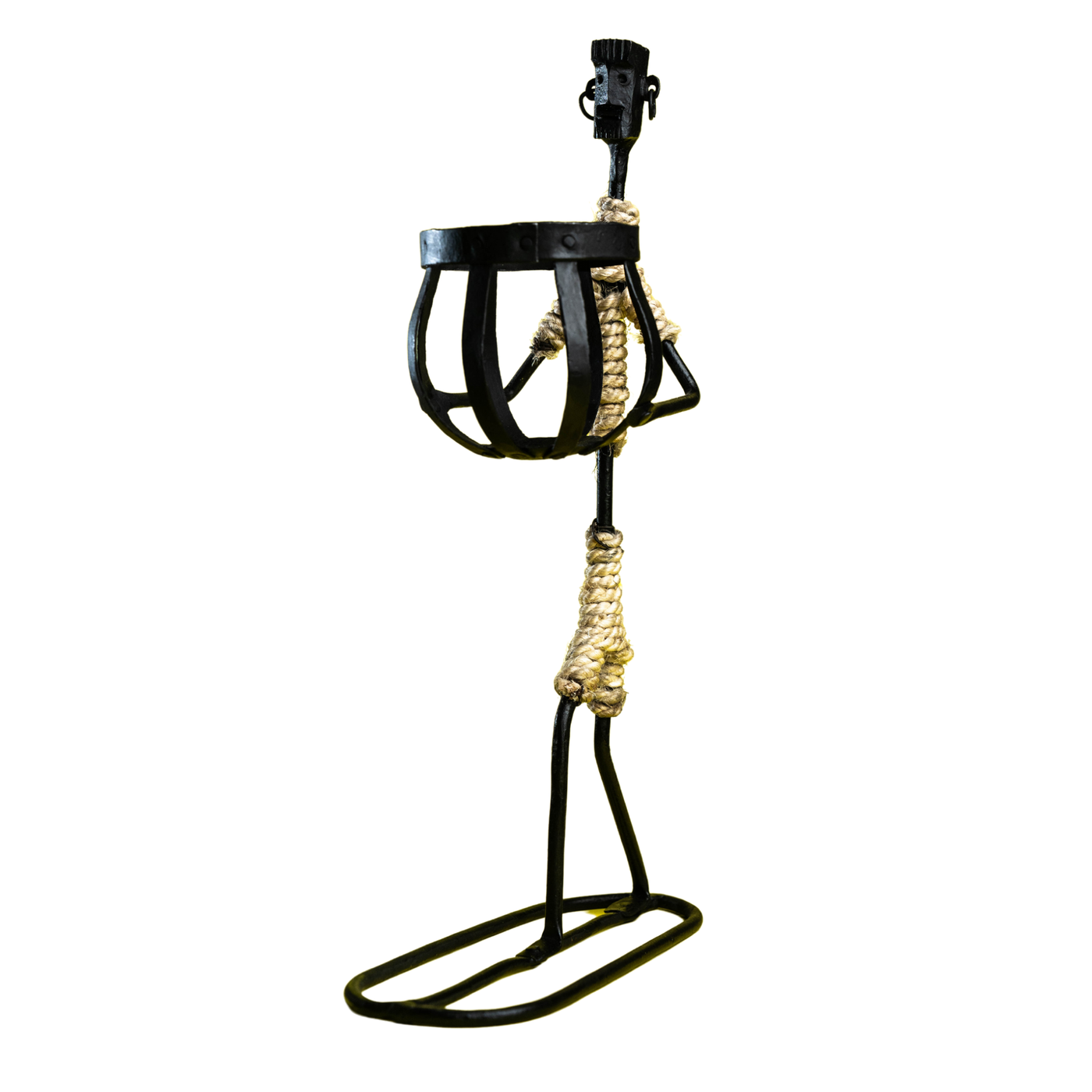 Wrought Iron Candle Holder – Design 5 – Bastar Arts