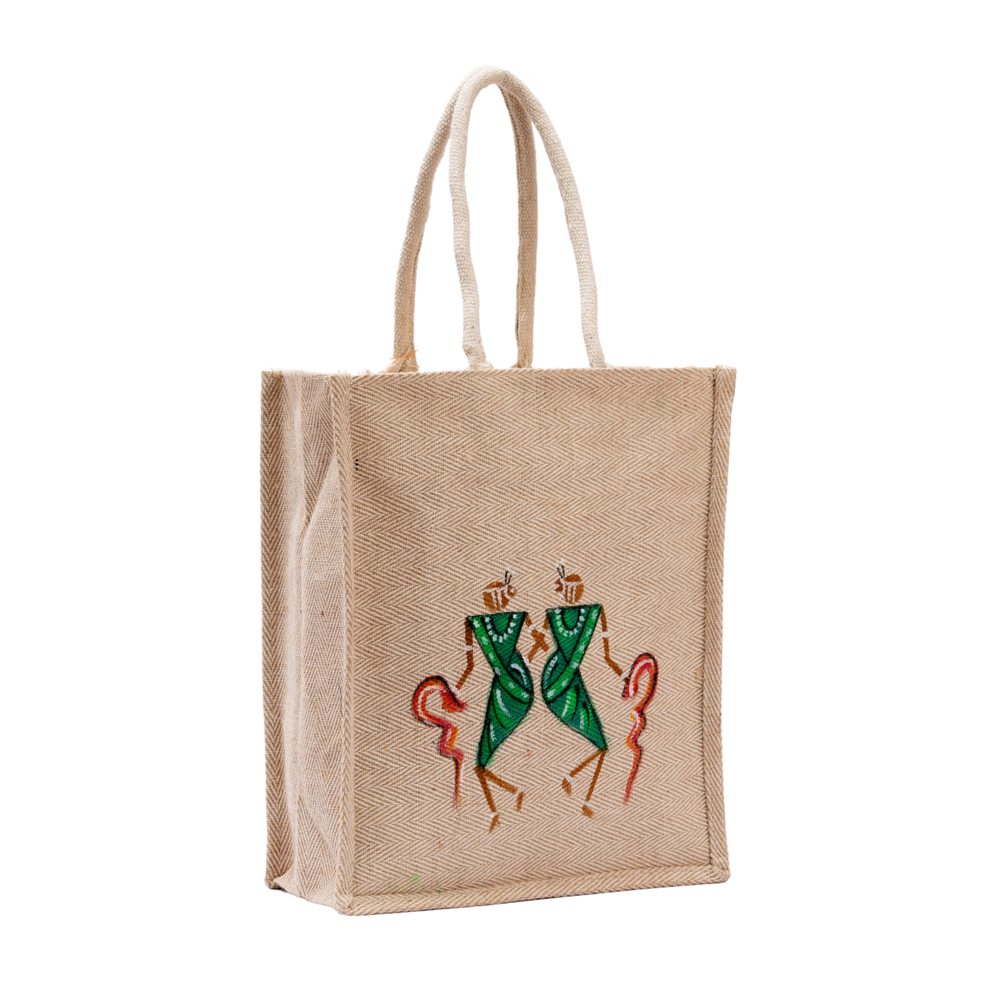 Jute Bags ( Hand Painted ) – Design 1 – Bastar Arts