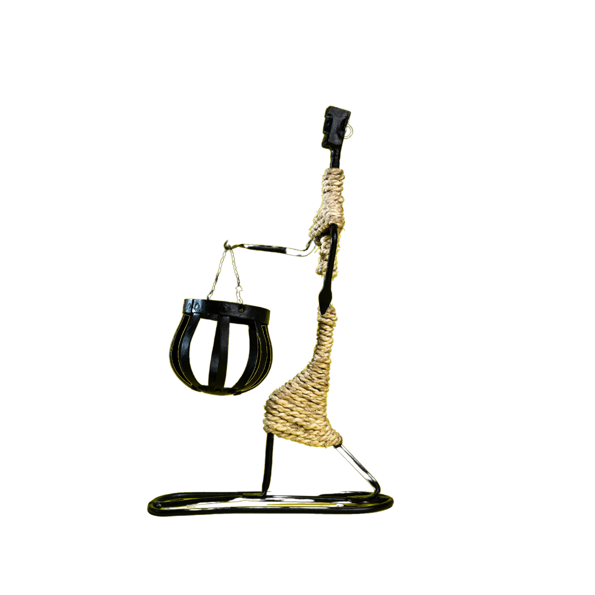 Wrought Iron Candle Holder