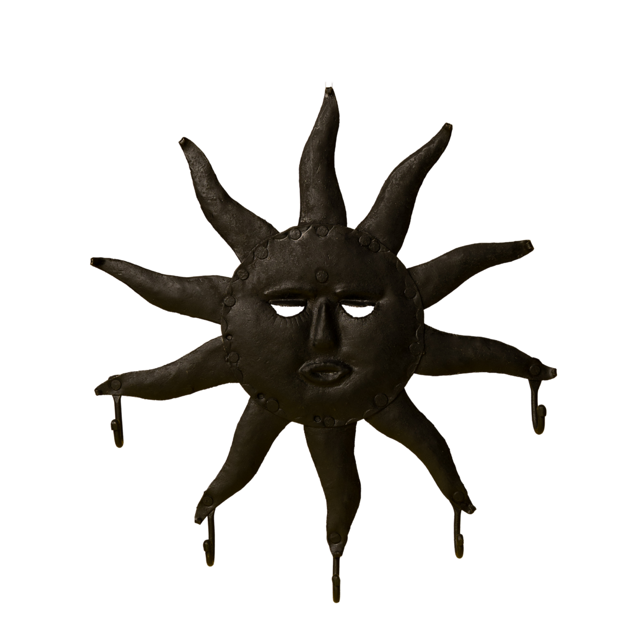Wrought Iron Sun Key Hanger