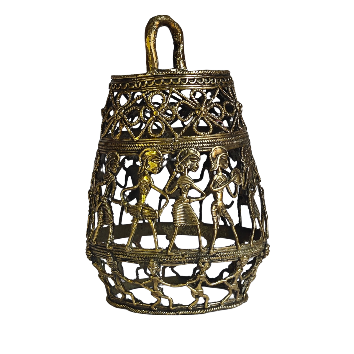 Dhokra Lamp – Design 3 – Bastar Arts