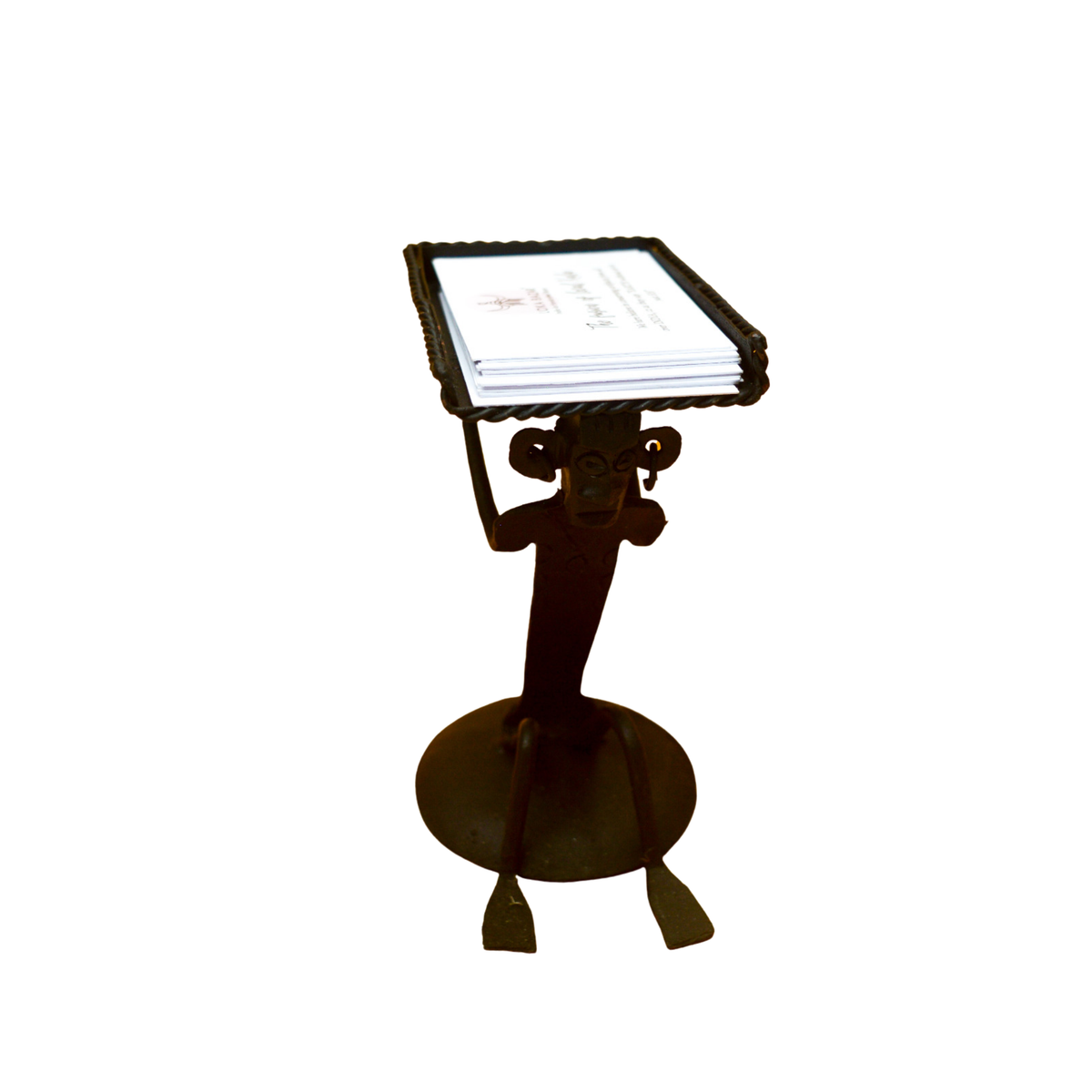 Wrought Iron Card Holder – Design 6 – Bastar Arts