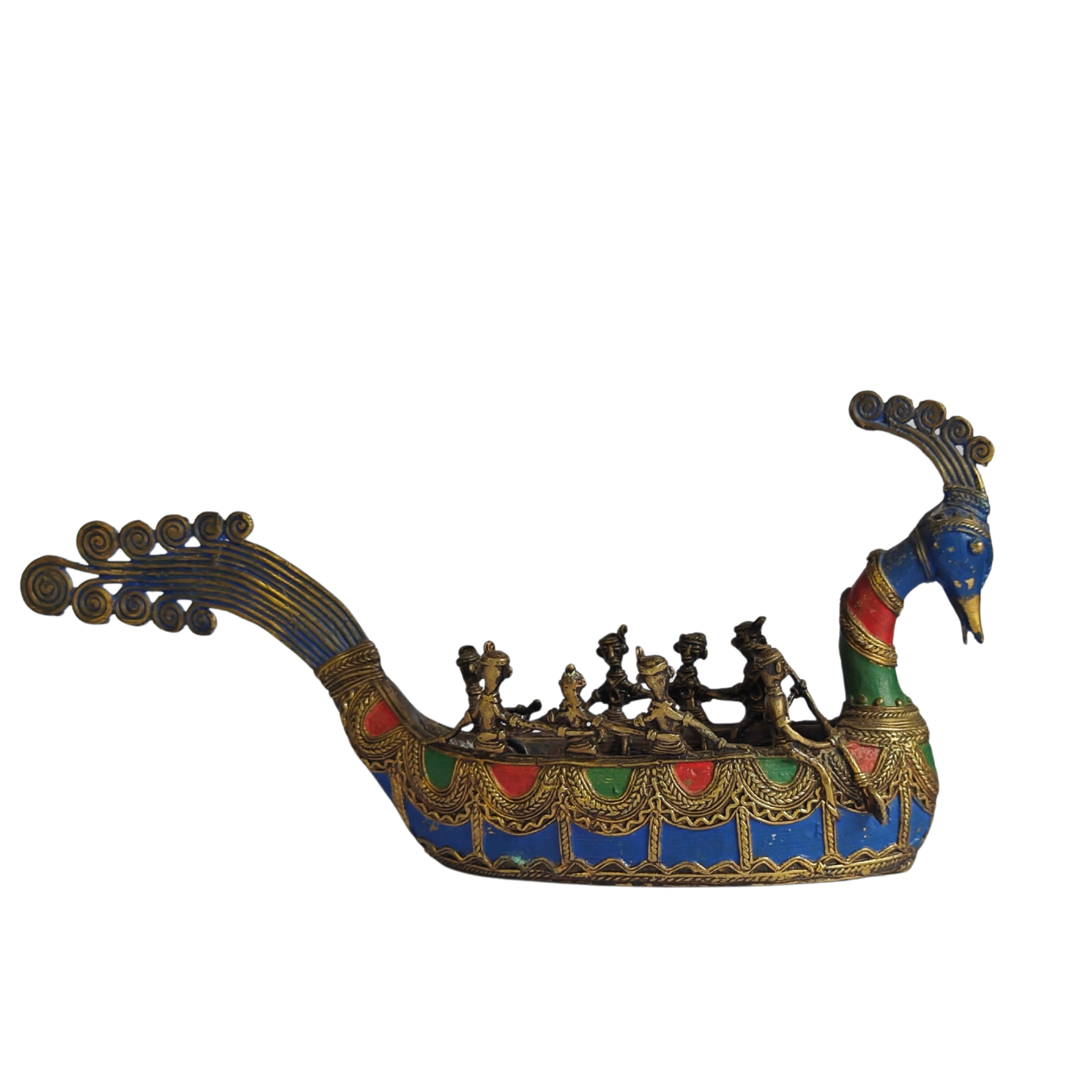 Dhokra Peacock Boat
