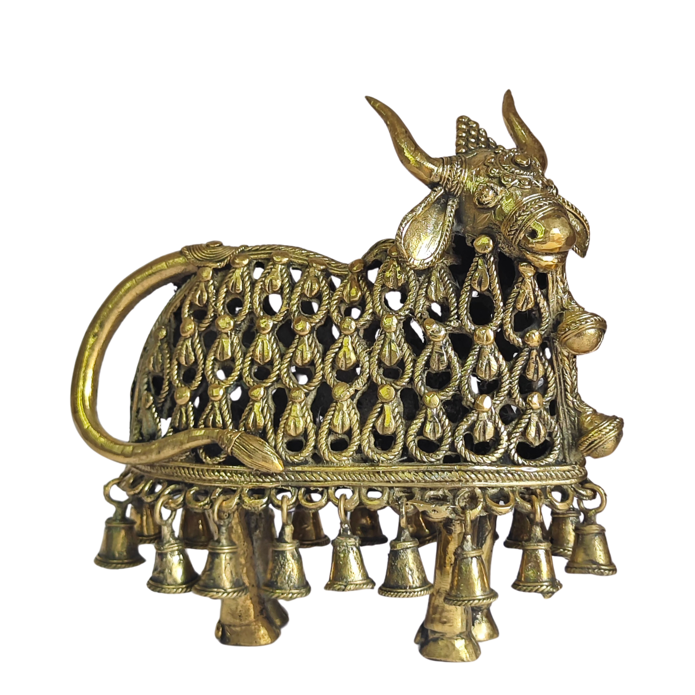 Dhokra Nandi ( Bell Design ) – Bastar Arts