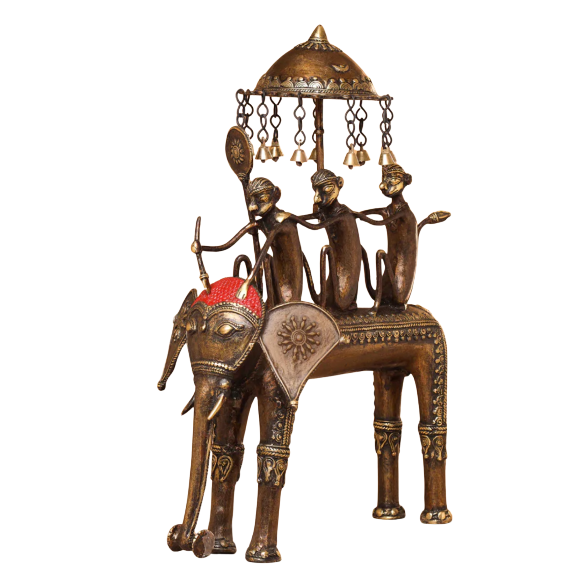 Dhokra Elephant Chariot