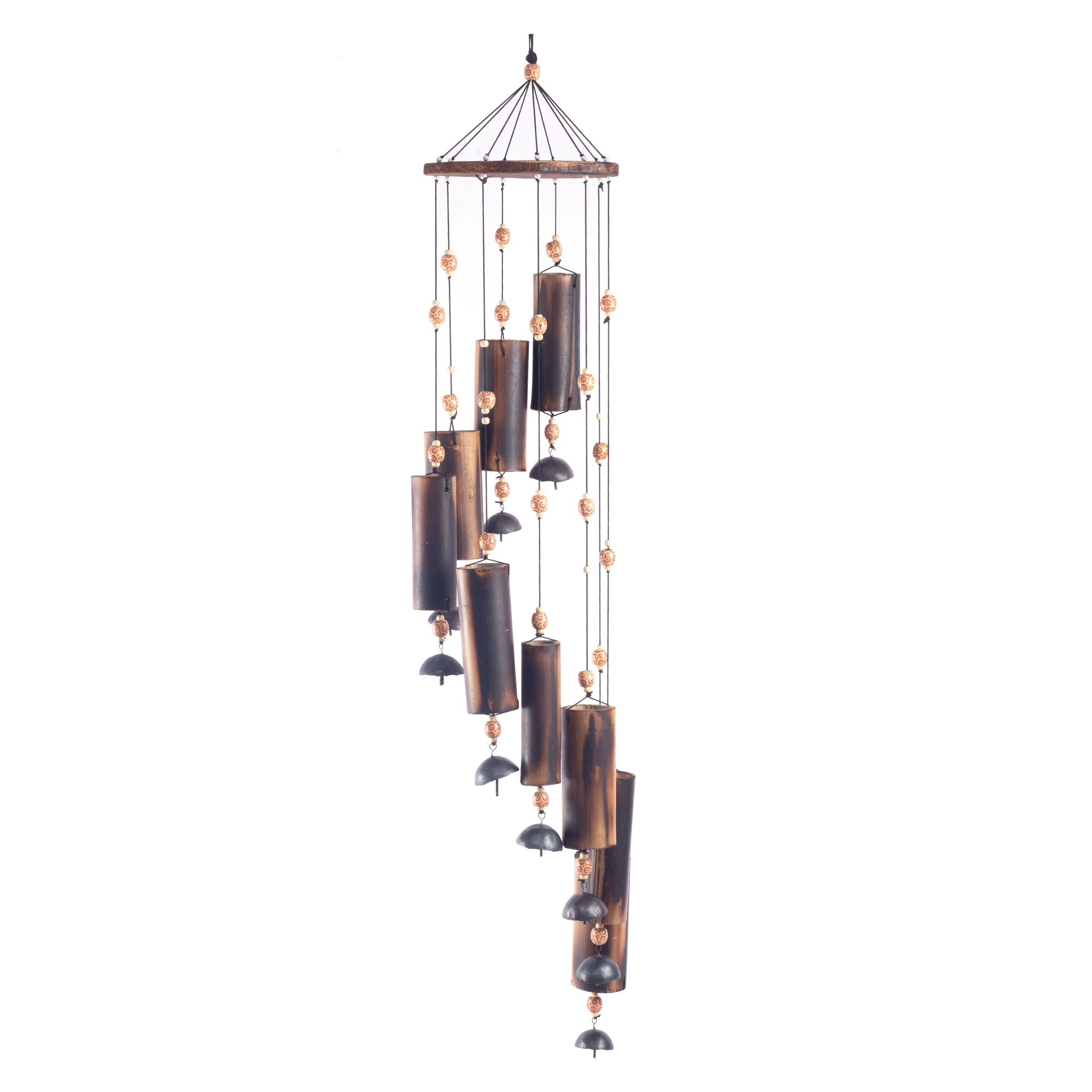 Bamboo Windchime (Wrought Iron Bells)