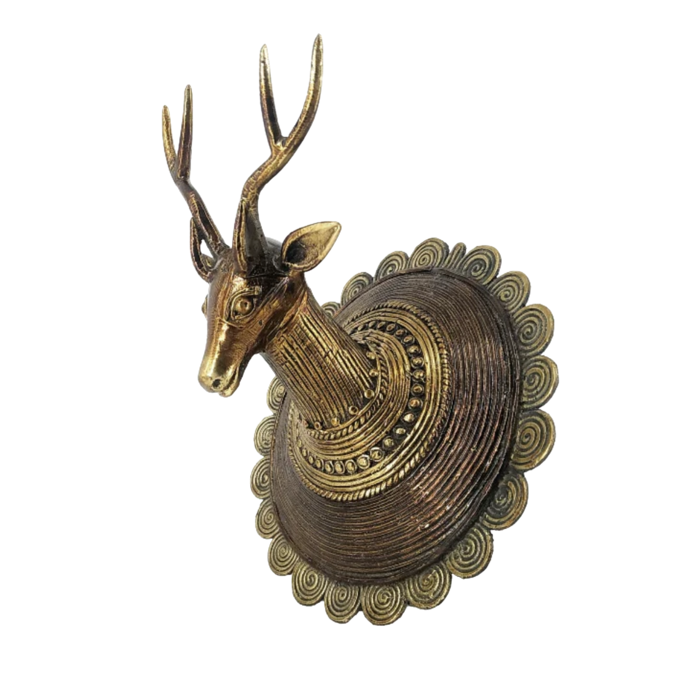 Dhokra Deer Head – Design 2 – Bastar Arts