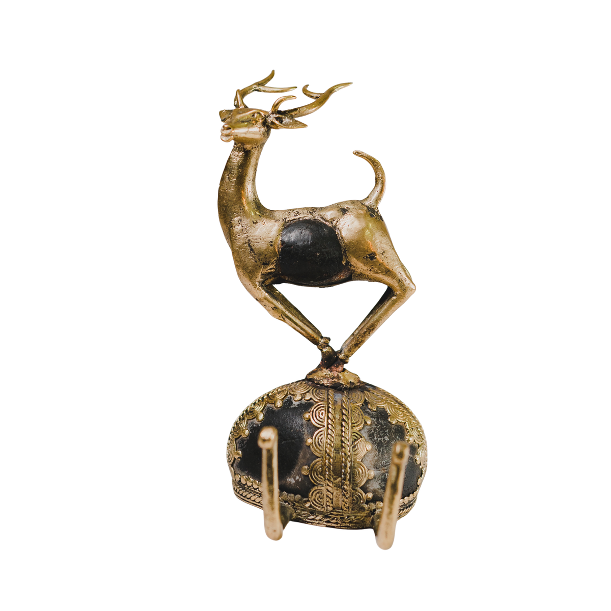 Dhokra Rock Fusion Deer – Design 1 – Bastar Arts