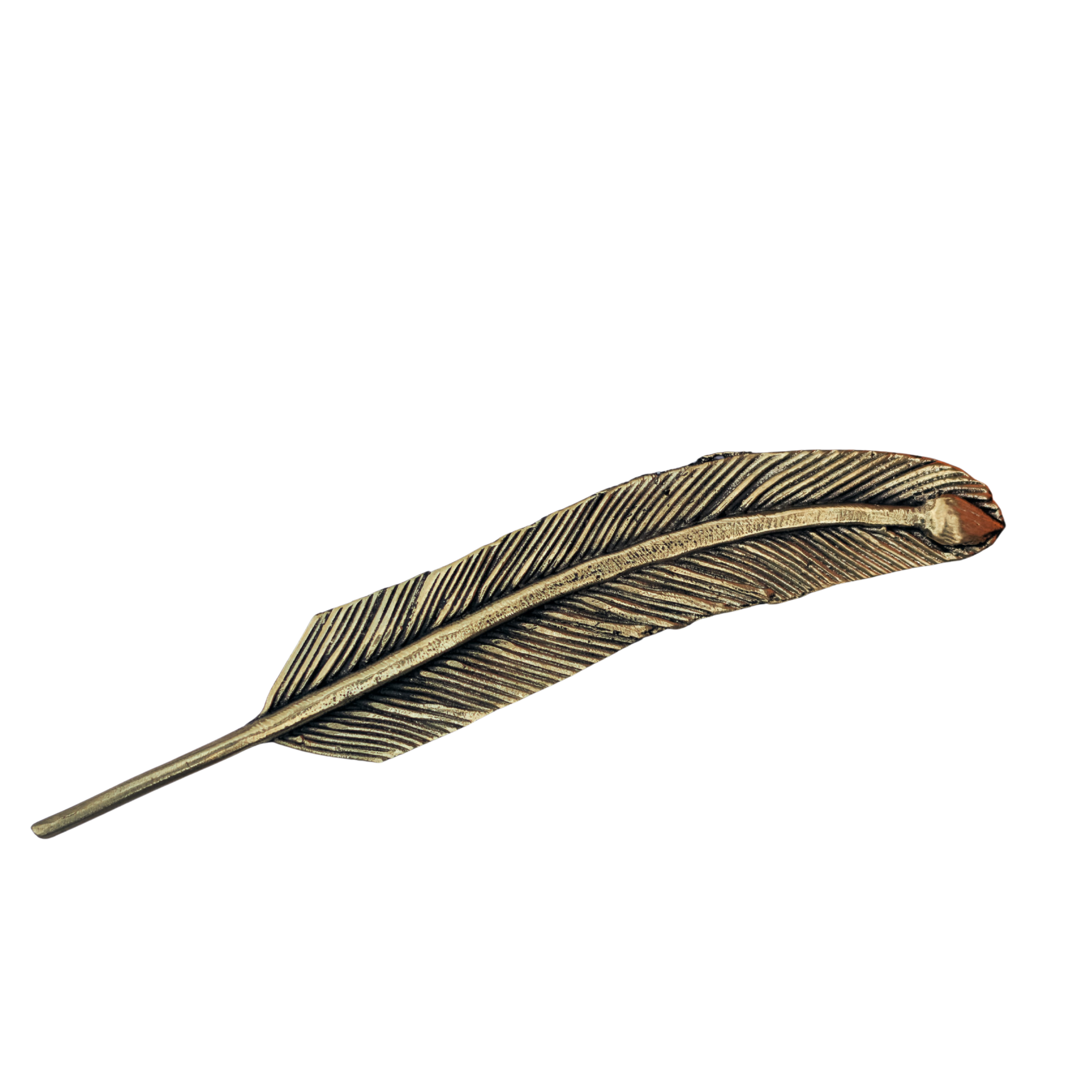 Dhokra Feather Bookmark