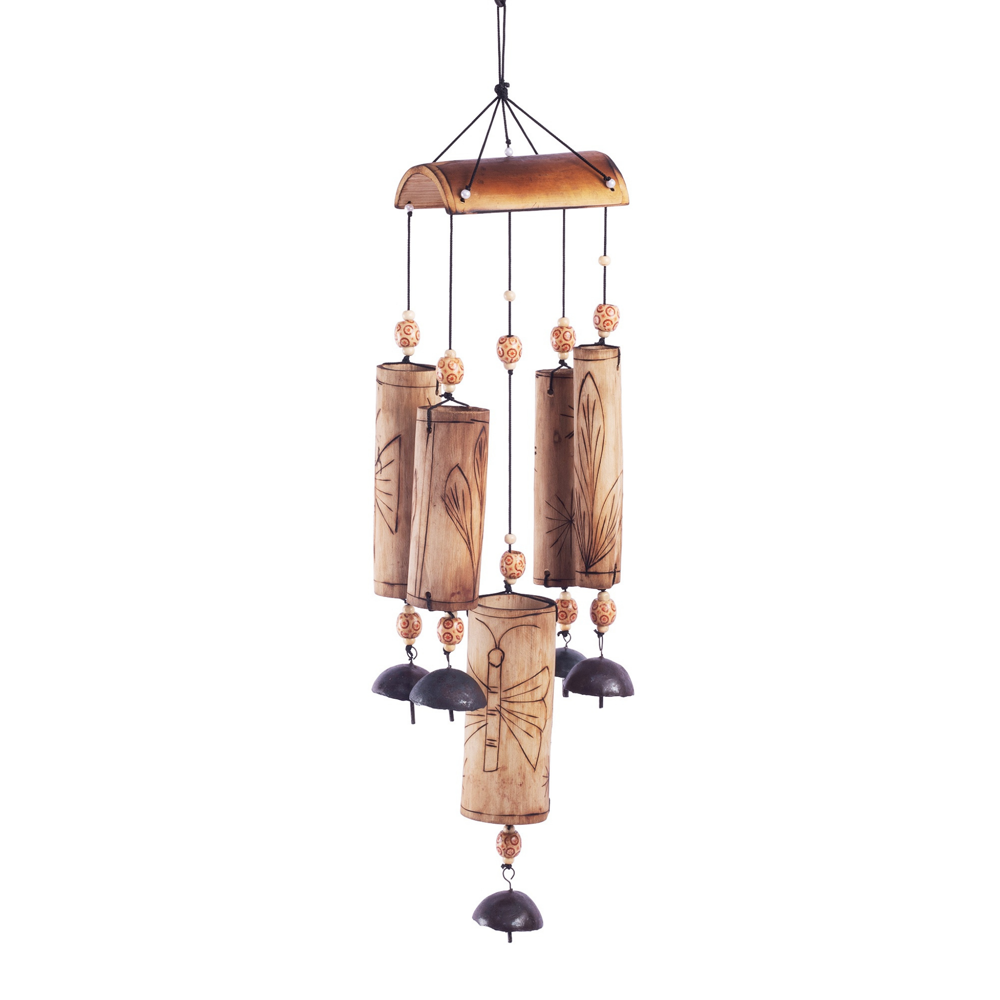 Bamboo Windchime (Wrought Iron Bells)