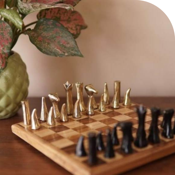 Dhokra Mini Chess Board