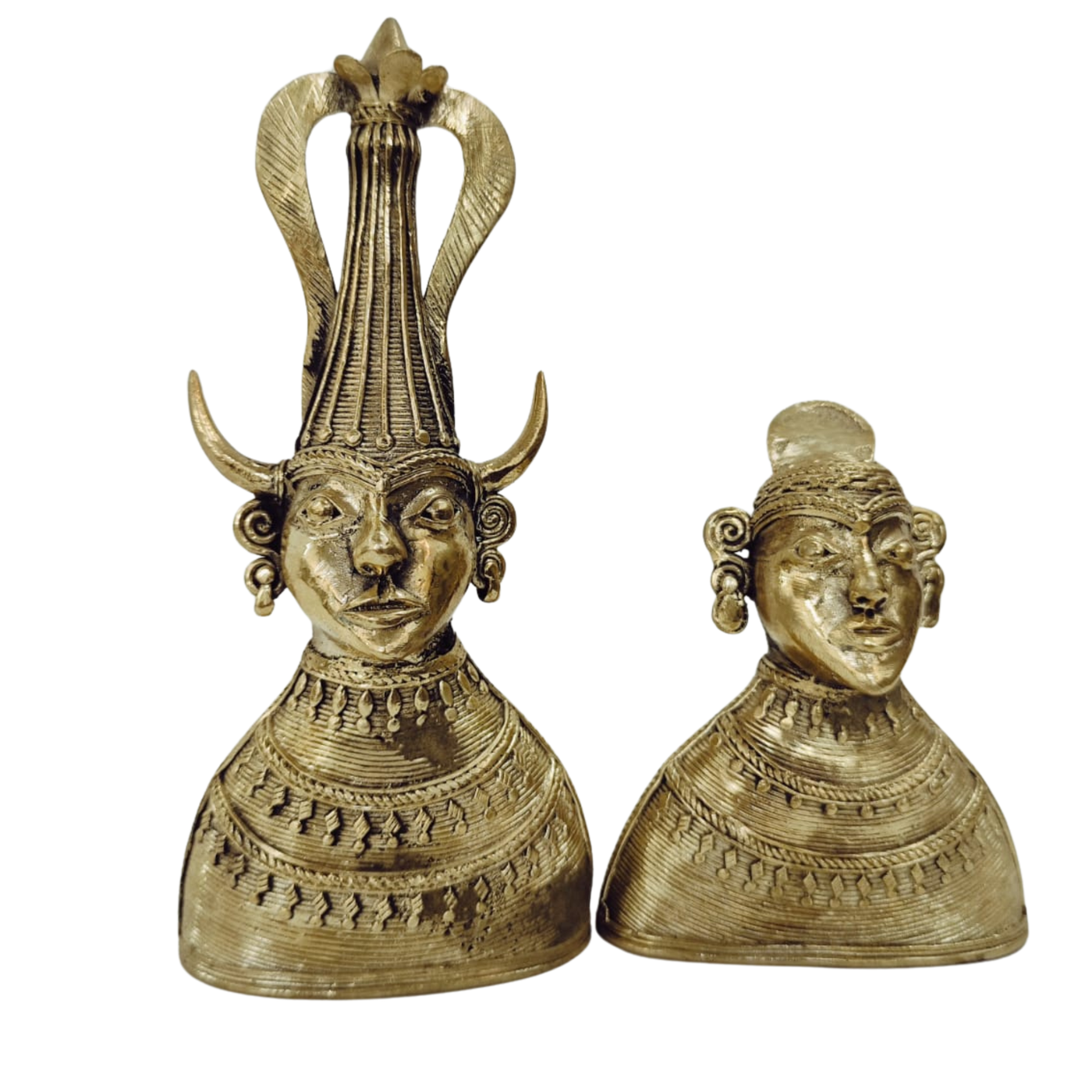 Original merchant photo of the Dhokra Big Madia-Madin tribal couple memento