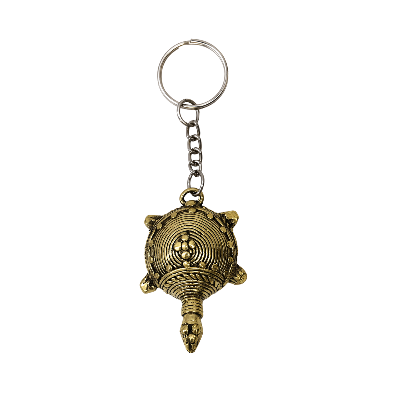 Dhokra Turtle Keyring – Handcrafted Brass Keychain | Bastar Art